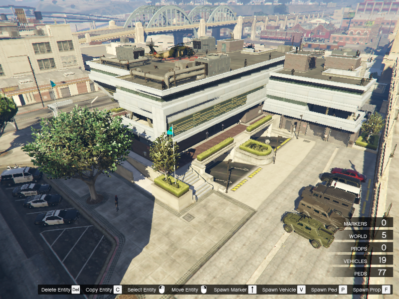 Realistic Police Station Project Gta5 2204